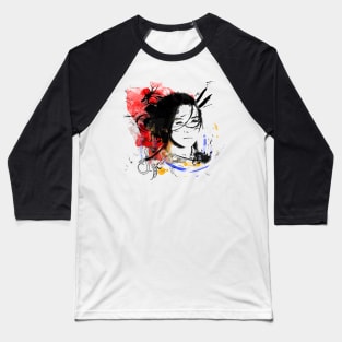 Beautiful Asian Woman Baseball T-Shirt